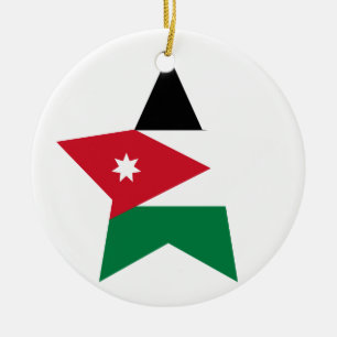 Jordanien-Stern Keramik Ornament