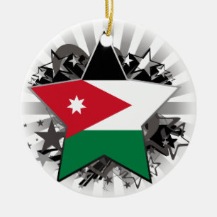 Jordanien-Stern Keramikornament