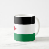Jordanienflagge-Tasse Kaffeetasse (VorderseiteRechts)