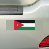 jordanische Flagge Autoaufkleber (Auf Auto)