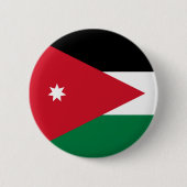 jordanische Flagge Button (Vorderseite)