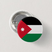 jordanische Flagge Button (Vorne & Hinten)