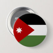 Jordanische Flagge Button (Vorne & Hinten)