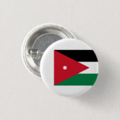 jordanische Flagge, Flagge Jordaniens Button (Vorne & Hinten)