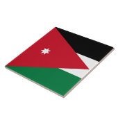 jordanische Flagge Fliese (Seite)