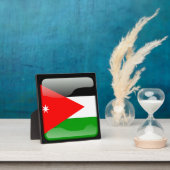 jordanische Flagge Fotoplatte (InSitu)