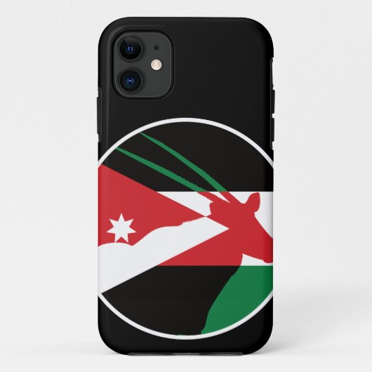 jordanische Flagge für Arabien Case-Mate iPhone Hülle (Rückseite)