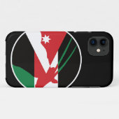 jordanische Flagge für Arabien Case-Mate iPhone Hülle (Rückseite (Horizontal))