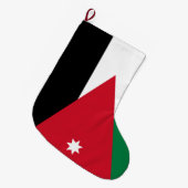 jordanische Flagge Großer Weihnachtsstrumpf (Vorderansicht (hängend))