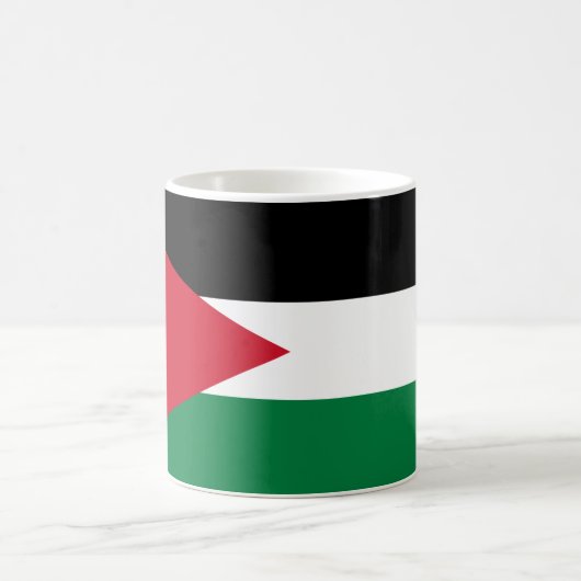 jordanische Flagge Kaffeetasse (Mittel)