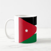 jordanische Flagge Kaffeetasse (Links)