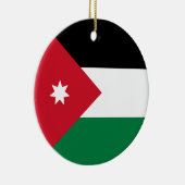 jordanische Flagge Keramik Ornament (Rechts)