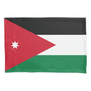 jordanische Flagge Kissenbezug