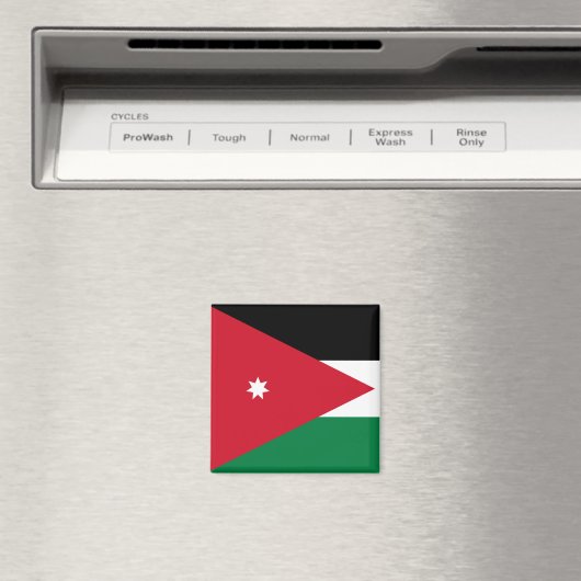 jordanische Flagge Magnet (In Situ (Geschirrspüler))