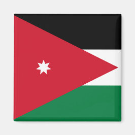 jordanische Flagge Magnet