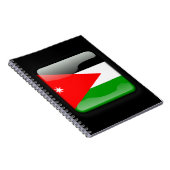 jordanische Flagge Notizblock (Rechte Seite)