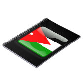 jordanische Flagge Notizblock (Linke Seite)