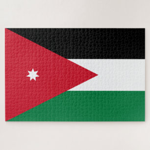 jordanische Flagge Puzzle