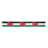 jordanische Flagge Satinband (Vorderseite)