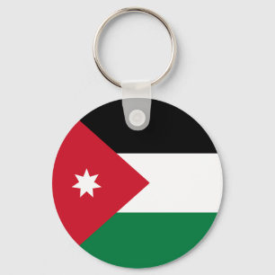 jordanische Flagge Schlüsselanhänger