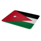 jordanische Flagge Schneidebrett (Ecke)