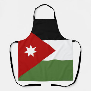 Jordanische Flagge Schürze