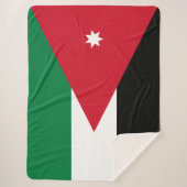 jordanische Flagge Sherpadecke (Vorderseite)