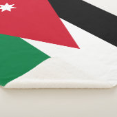 jordanische Flagge Sherpadecke (3/4)