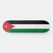 jordanische Flagge Skateboard (Horizontal)