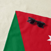 jordanische Flagge Strandtuch (Beispiel)