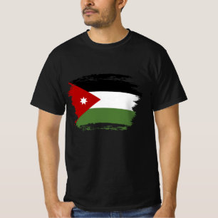 Jordanische Flagge T-Shirt