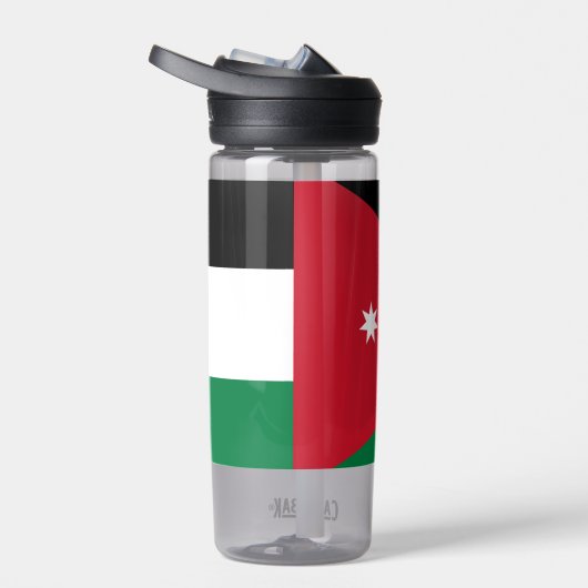 jordanische Flasche, patriotische jordanische Flag Trinkflasche (Rechts)