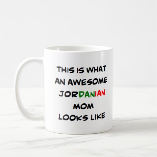 jordanische Mama, phantastisch Kaffeetasse (Links)