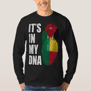 Jordanische und Benin-Misch-DNA-Erbe-Flagge T-Shirt