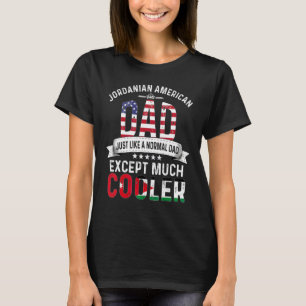 Jordanischer Amerikanischer Vater Vatertag Papa Jo T-Shirt