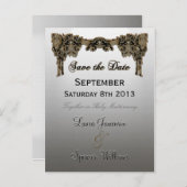 Jordey Wedding Erinnerung Ankündigungspostkarte (Vorne/Hinten)