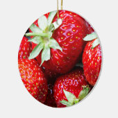 Jordgubbar Keramik Ornament (Links)