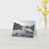 Jordon Pond/"The Bubbles" Leere Begrüßung Karte (Gelbe Blume)