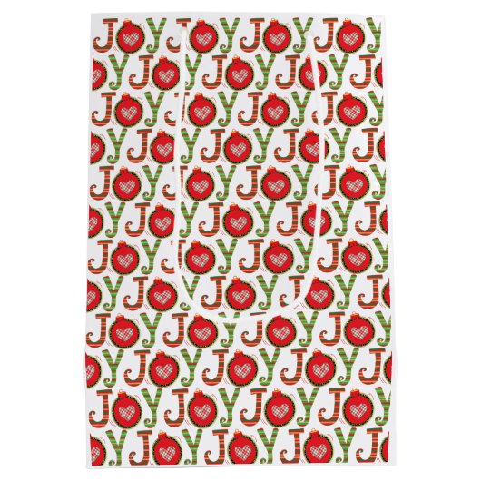 Jored Green Weihnachtsfeiertag Mittlere Geschenktüte (Rückseite)