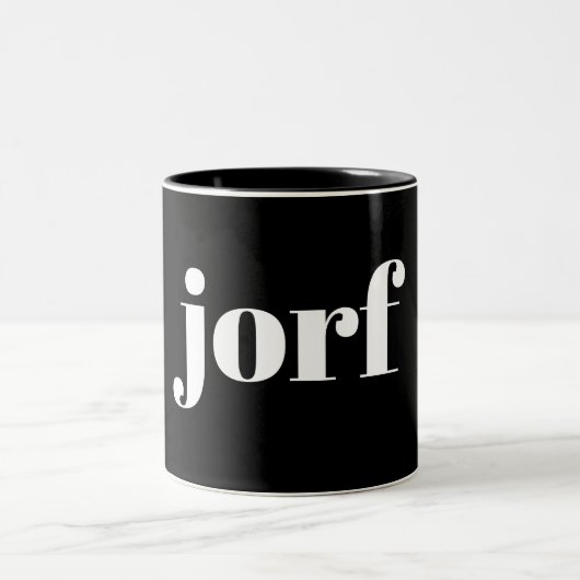 Jorf Jury Duty Zweifarbige Tasse (Mittel)