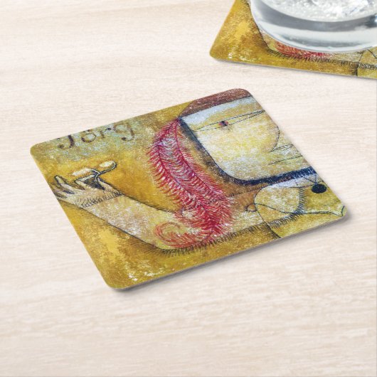 Jorg, Paul Klee Rechteckiger Pappuntersetzer (angewinkelt)