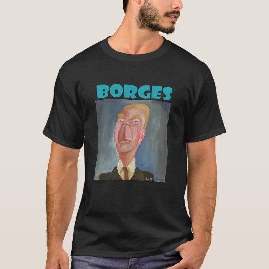 Jorge Luis Borges portrait Classic  T-Shirt (Vorderseite)