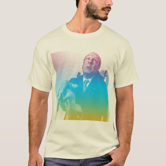 Jorge Luis Borges-Regenbogen 1 T-Shirt (Vorderseite)