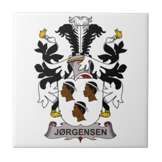 Jorgensen Familienwappen Fliese