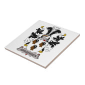 Jorgensen Familienwappen Fliese (Seite)