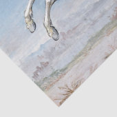 Joris Hoefnagel | Weißes Pferd - 1552 und 1601 Seidenpapier (Detail)