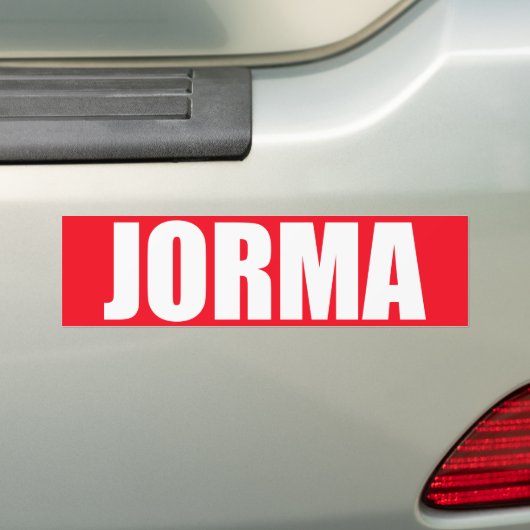 Jorma Autoaufkleber (Auf Auto)