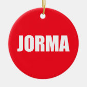 Jorma Keramik Ornament (Vorne)