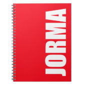 Jorma Notizblock (Vorderseite)