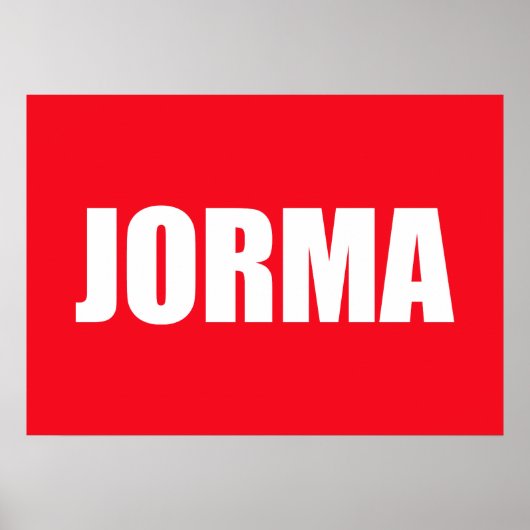 Jorma Poster (Vorne)